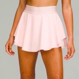 LULULEMON STRAWBERRY MILKSHAKE size 12 Court Rival High-Rise Skirt LONG VERSION